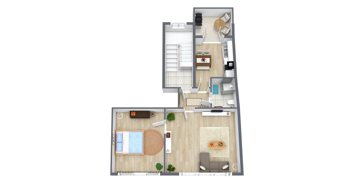 Etagenwohnung Hildesheim - 2 Zimmer, 60 m&sup2;, 690&euro; | Angebot:26461635