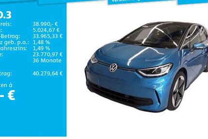 VW ID.3 14.784 km 38.990 € Hannover 30655