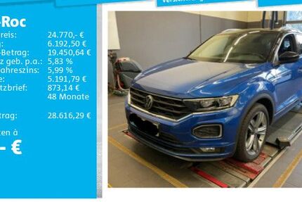 VW T-Roc 45.000 km 25.550 &euro; Hannover 30655