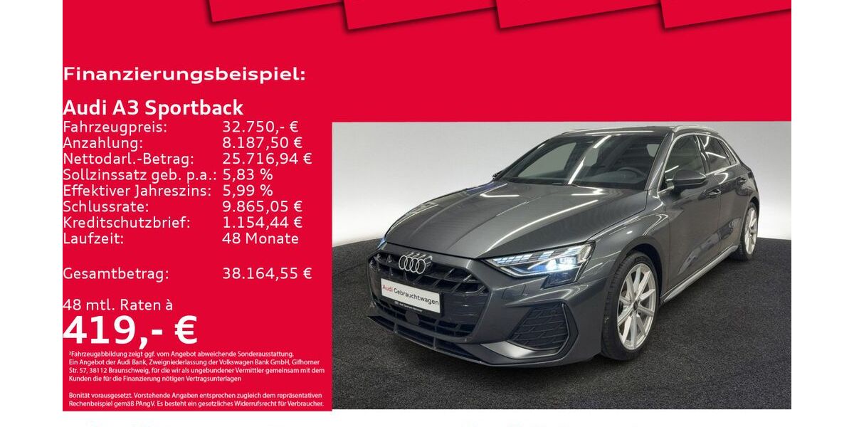 Audi A3 7.496 km 32.750 &euro; Hannover 30179
