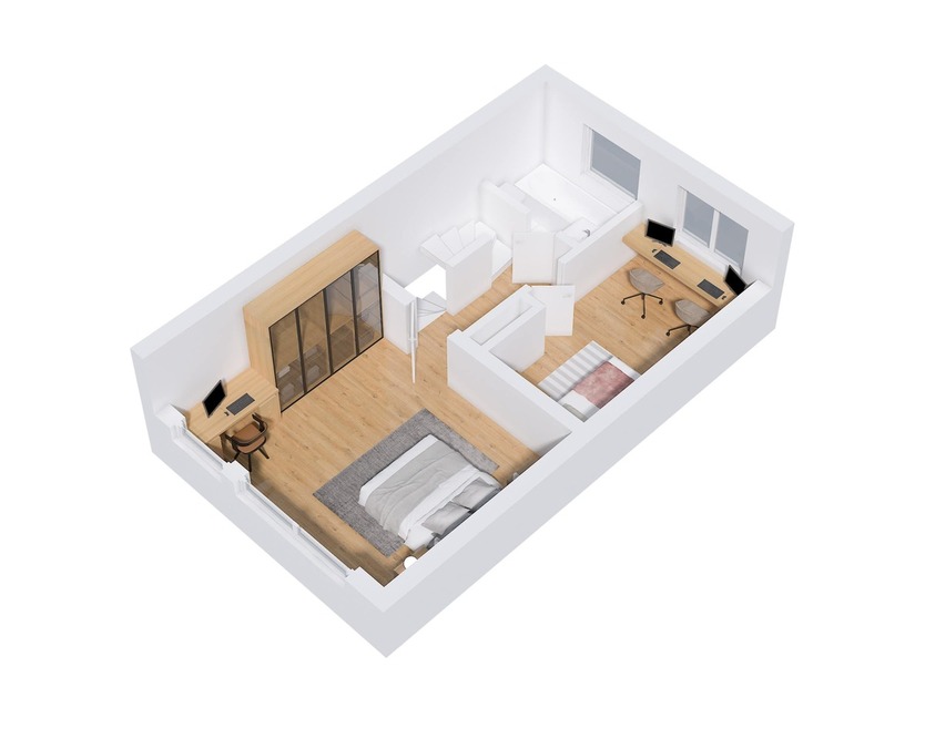 Die goldene Mitte! 3 zimmer