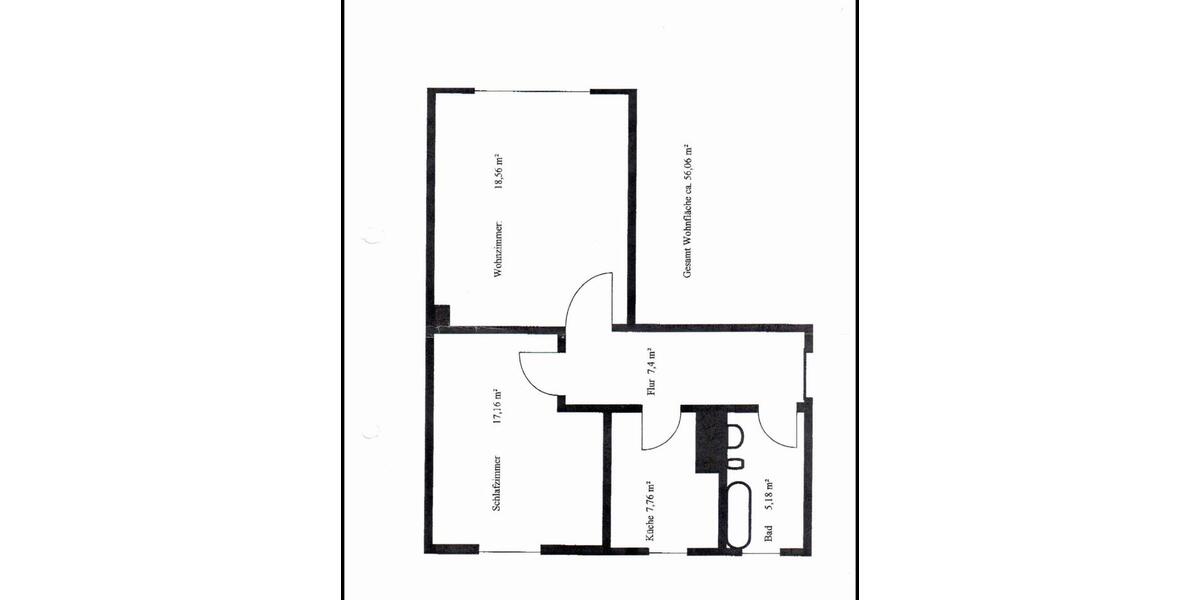 Etagenwohnung Hannover Herrenhausen-Stöcken - 2 Zimmer, 56 m&sup2;, 165.000&euro; | Angebot:27121274