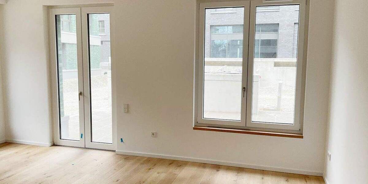 Barrierefreie Neubauwohnung mit Terrasse - stilvoll & komfortabel wohnen, Einbauküche, Tageslichtbad 3 zimmer