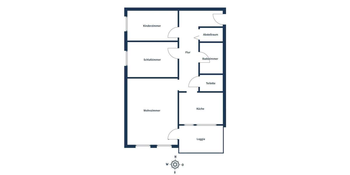 Etagenwohnung Neustadt Am Rübenberge Neustadt - 3 Zimmer, 83 m&sup2;, 189.000&euro; | Angebot:25737632