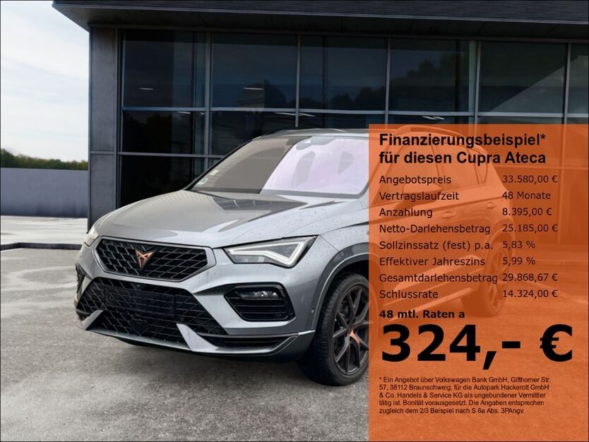 Cupra Ateca 62.516 km 33.580 € Laatzen 30880