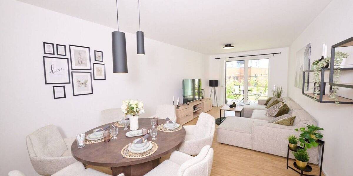 Etagenwohnung Hannover Bemerode - 2 Zimmer, 59 m&sup2;, 296.000&euro; | Angebot:25211921