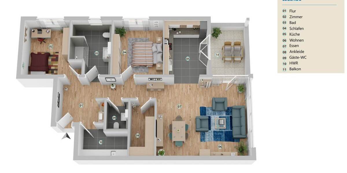 Wohnen in Bestlage! - Etagenwohnung Hildesheim Mitte | Angebot:25329025