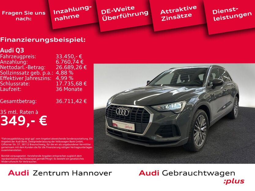 Audi Q3 15.033 km 33.450 € Hannover 30179