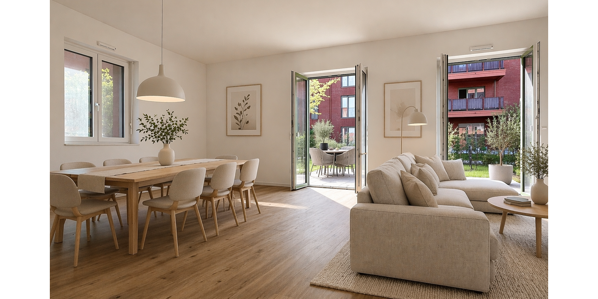 Etagenwohnung Hannover Bemerode - 4 Zimmer, 132 m&sup2;, 1.985&euro; | Angebot:26194186