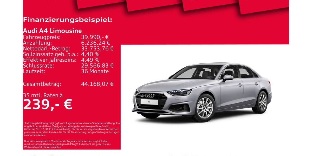 Audi A4 13.185 km 39.350 &euro; Hannover 30179