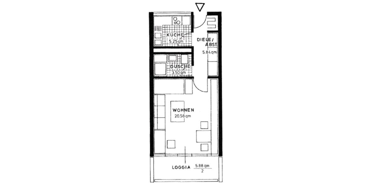 Etagenwohnung Hannover Linden-Limmer - 1 Zimmer, 38 m&sup2;, 66.666&euro; | Angebot:21553560