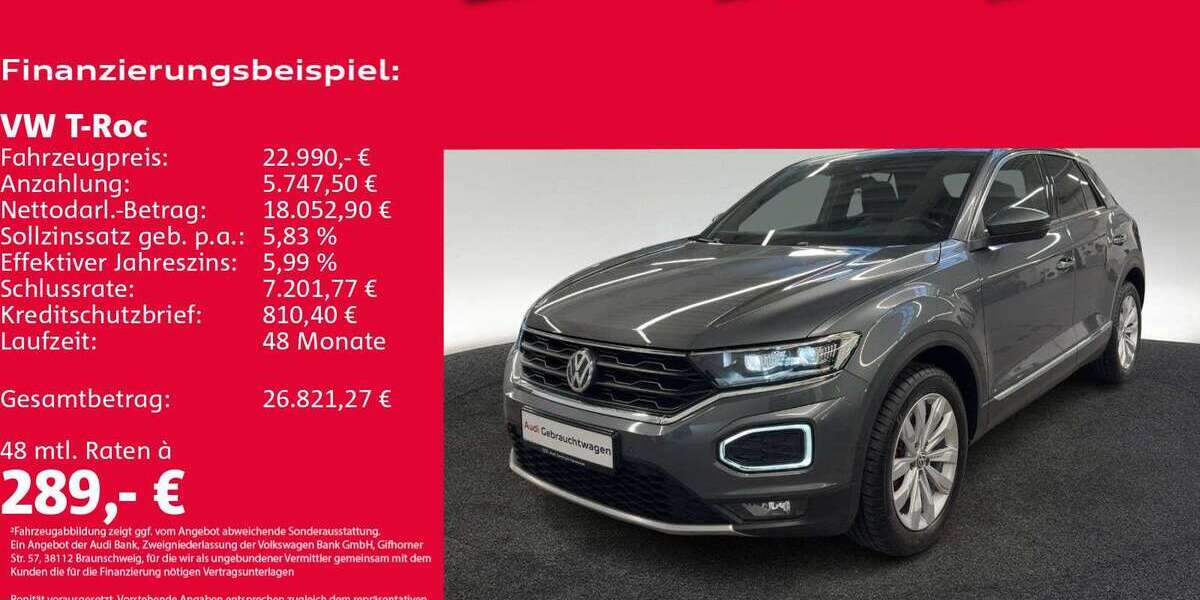 VW T-Roc 37.291 km 22.990 &euro; Hannover 30179