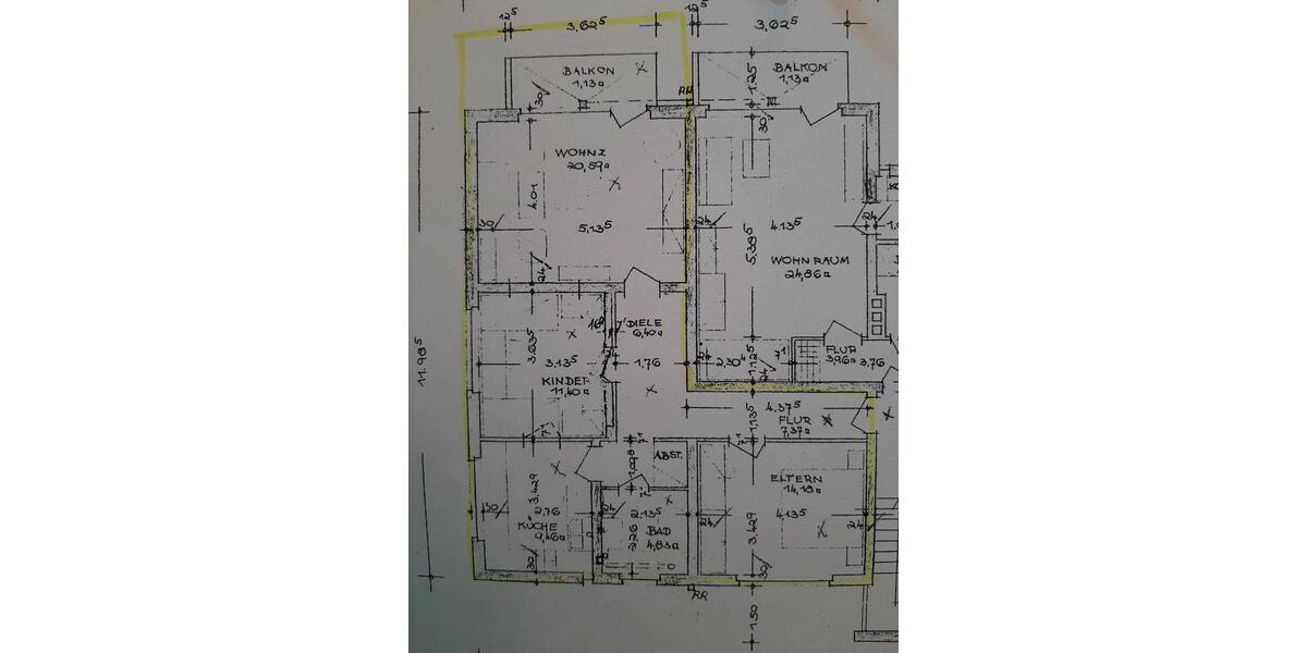 Etagenwohnung Burgdorf - 3 Zimmer, 73 m&sup2;, 805&euro; | Angebot:26387271