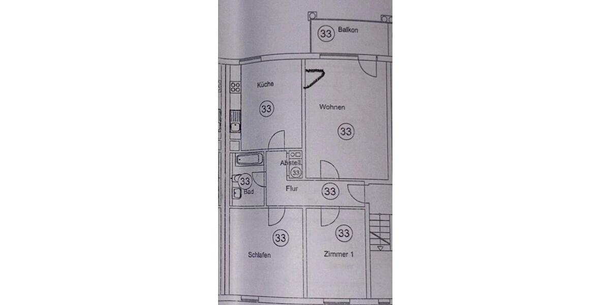 Etagenwohnung Ronnenberg - 3 Zimmer, 90 m&sup2;, 270.000&euro; | Angebot:27025526