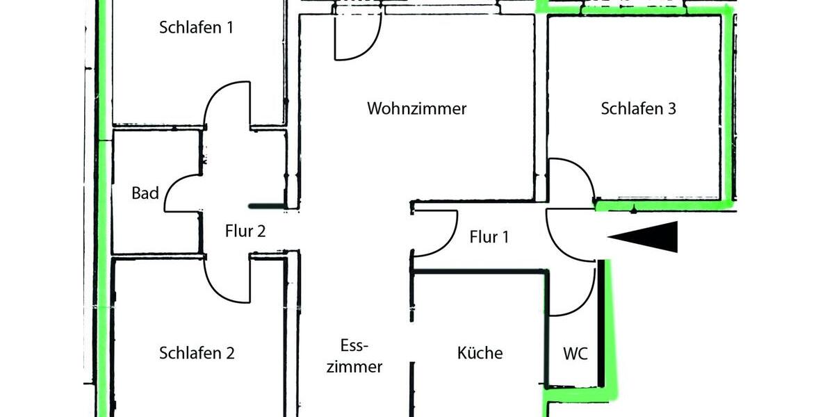 ** Große 4-Zimmer-Eigentumswohnung in Altwarmbüchen ** 4 zimmer