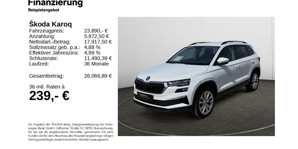 Skoda Karoq 137.306 km 23.590 &euro; Hildesheim 31137