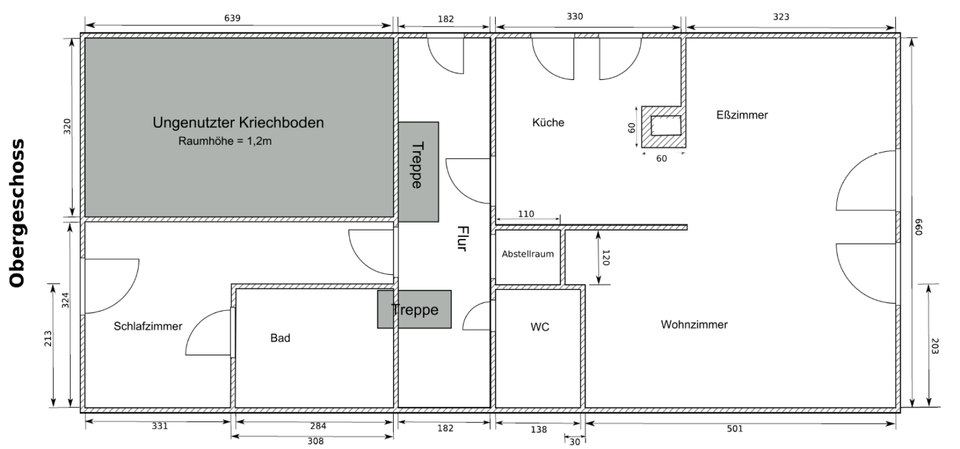 Maisonettenwohnung Neustadt am Rübenberge - 3 Zimmer, 80 m&sup2;, 720&euro; | Angebot:24869870
