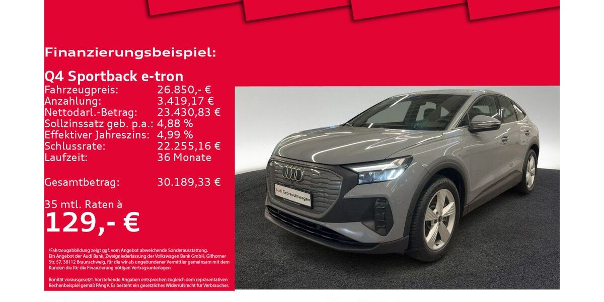 Audi Q4 e-tron 45.243 km 26.950 &euro; Hannover 30179