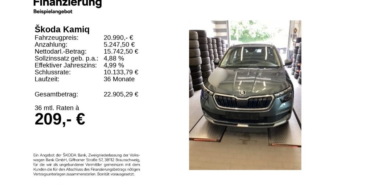 Skoda Kamiq 54.335 km 20.670 &euro; Hildesheim 31137