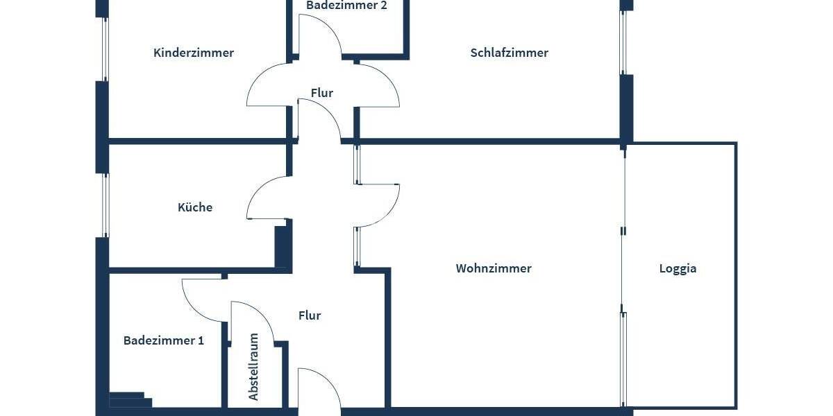 Etagenwohnung Hannover Stöcken - 3 Zimmer, 86 m&sup2;, 245.000&euro; | Angebot:26189378