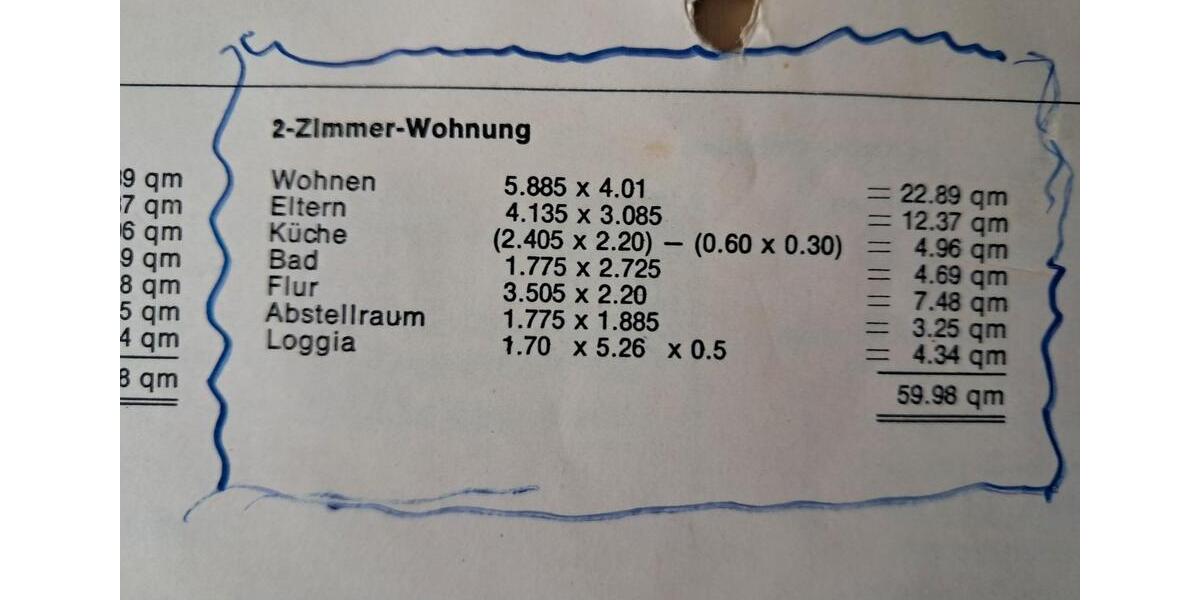 Erdgeschoßwohnung Springe - 2 Zimmer, 60 m&sup2;, 115.000&euro; | Angebot:27497038