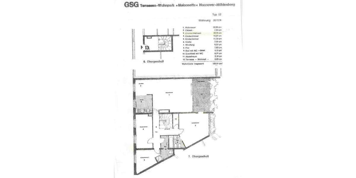 Maisonettenwohnung Hannover - 4.5 Zimmer, 125 m&sup2;, 365.000&euro; | Angebot:26619520