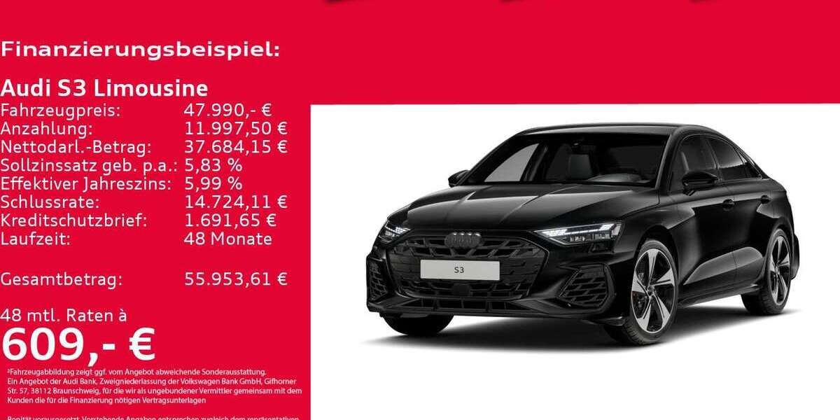 Audi S3 11.166 km 47.990 &euro; Hannover 30179
