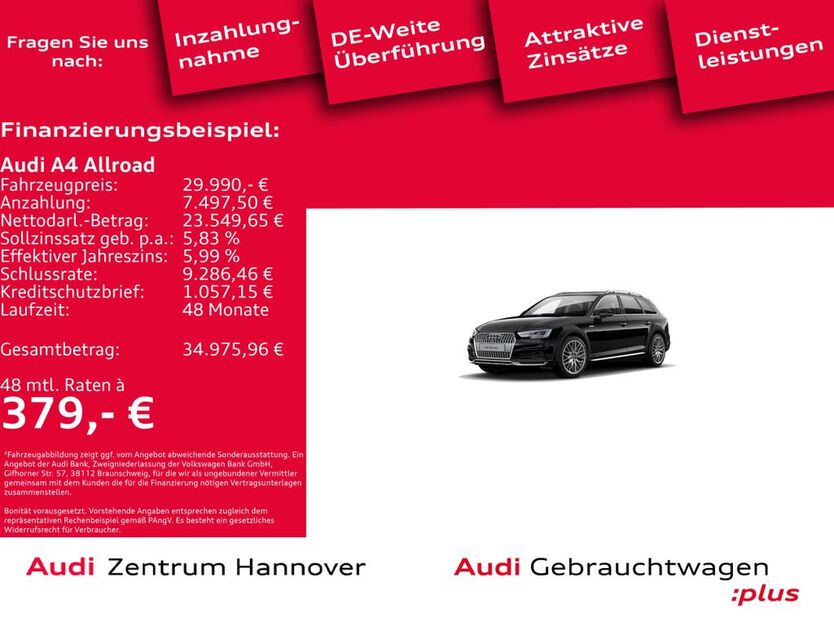 Audi A4 70.726 km 29.990 € Hannover 30179