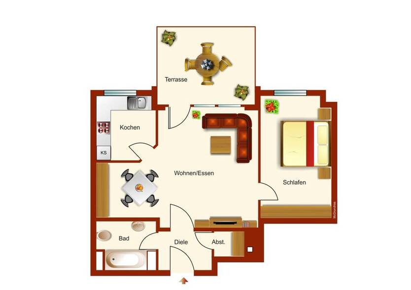 Traumhafte Wohnung sucht traumhafte Eigentümer ... !!! 2 zimmer