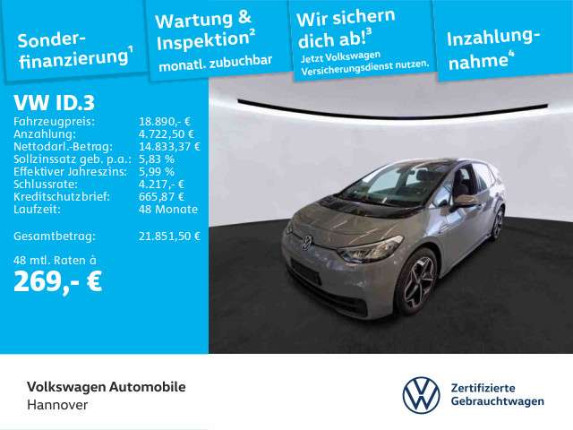VW ID.3 31.891 km 18.890 € Hannover 30655