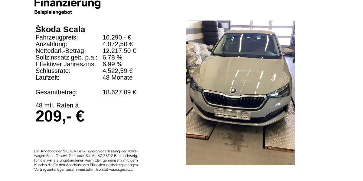 Skoda Scala 50.300 km 15.990 &euro; Hildesheim 31137