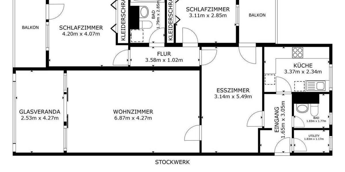 Etagenwohnung Hannover Linden-Mitte - 4 Zimmer, 100 m&sup2;, 100.000&euro; | Angebot:25211702