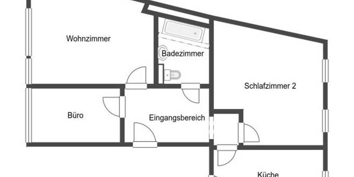 Etagenwohnung Hildesheim Süd - 3 Zimmer, 58 m&sup2;, 135.000&euro; | Angebot:26054850
