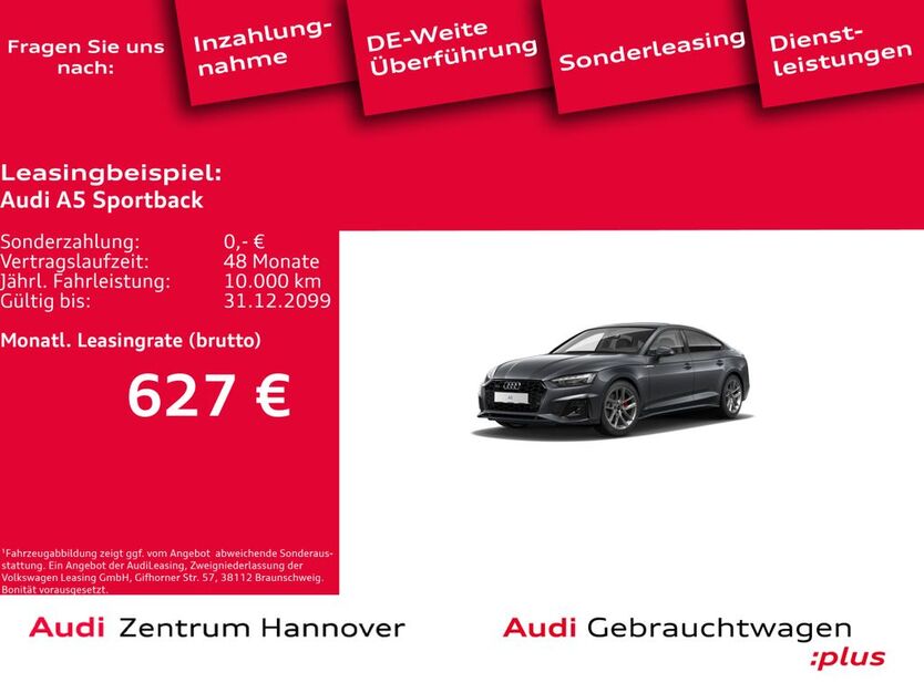 Audi A5 57.720 km 37.450 € Hannover 30179