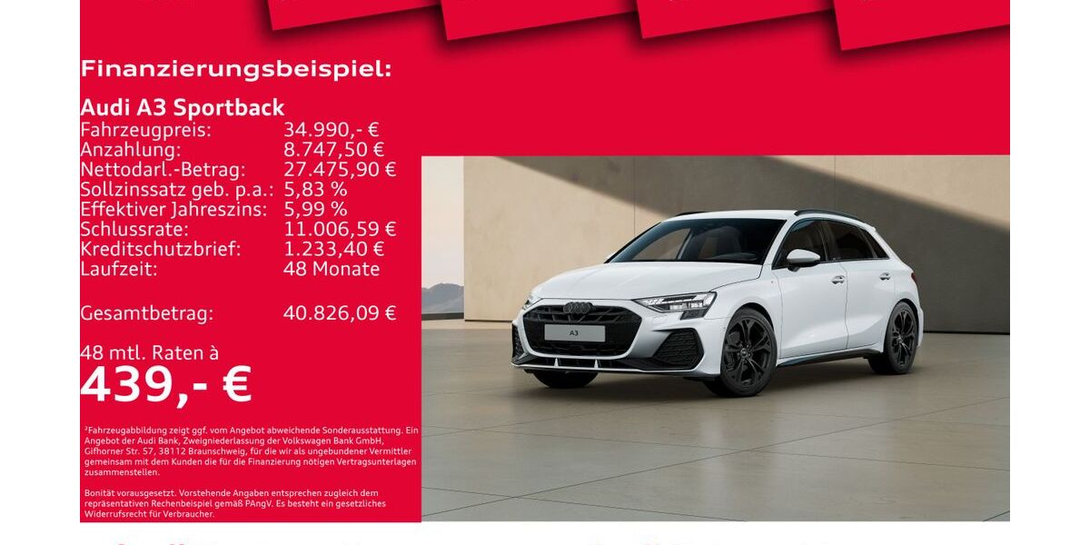 Audi A3 15.391 km 34.990 &euro; Hannover 30179