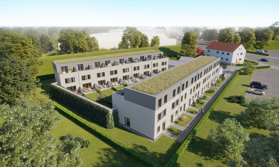 KfW-55 Neubau mit 120?m², Dachterrasse & Garten in Hannover-Bornum
