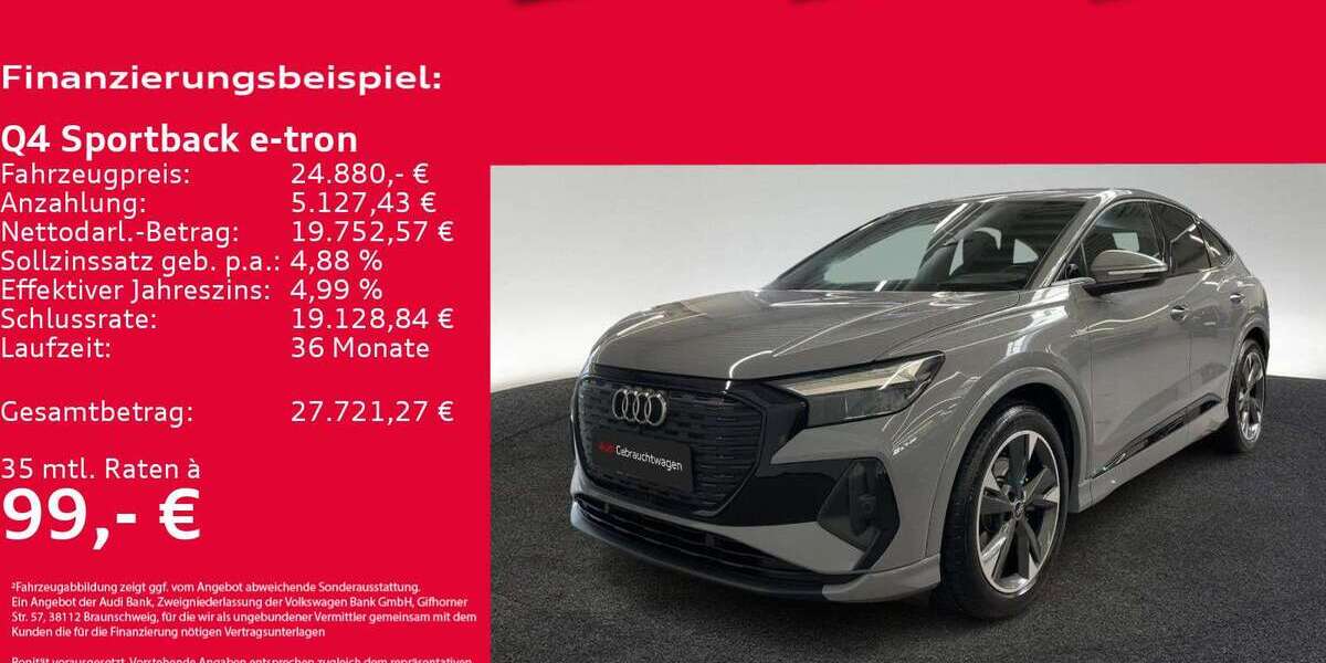 Audi Q4 e-tron 40.461 km 24.880 &euro; Hannover 30179