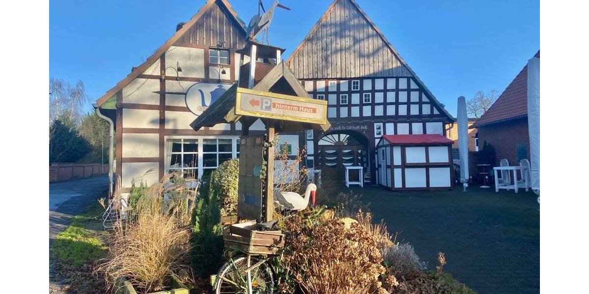 Historisches Fachwerkhaus mit 2 Wohneinheiten + Antiquitätencafé, Nähe Luther See 6 zimmer