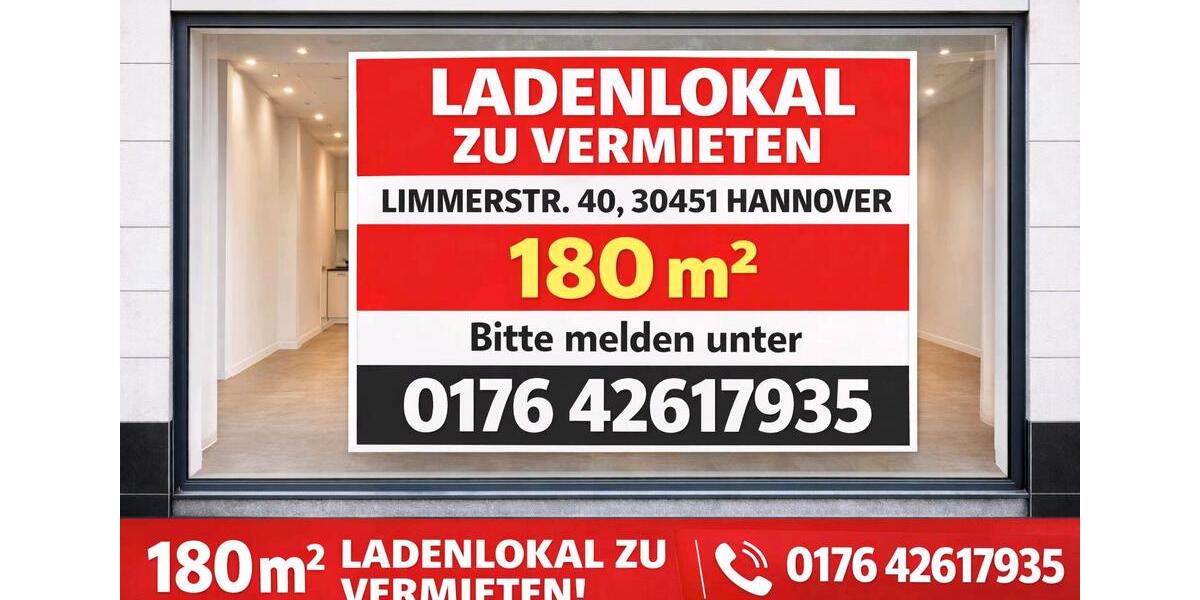 Gewerbeobjekt Hannover Linden-Limmer - 40&euro; | Angebot:24770385