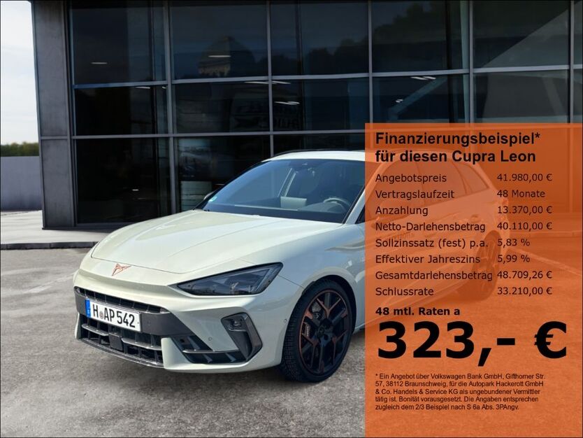 Cupra Leon 9.400 km 41.280 € Hannover 30165