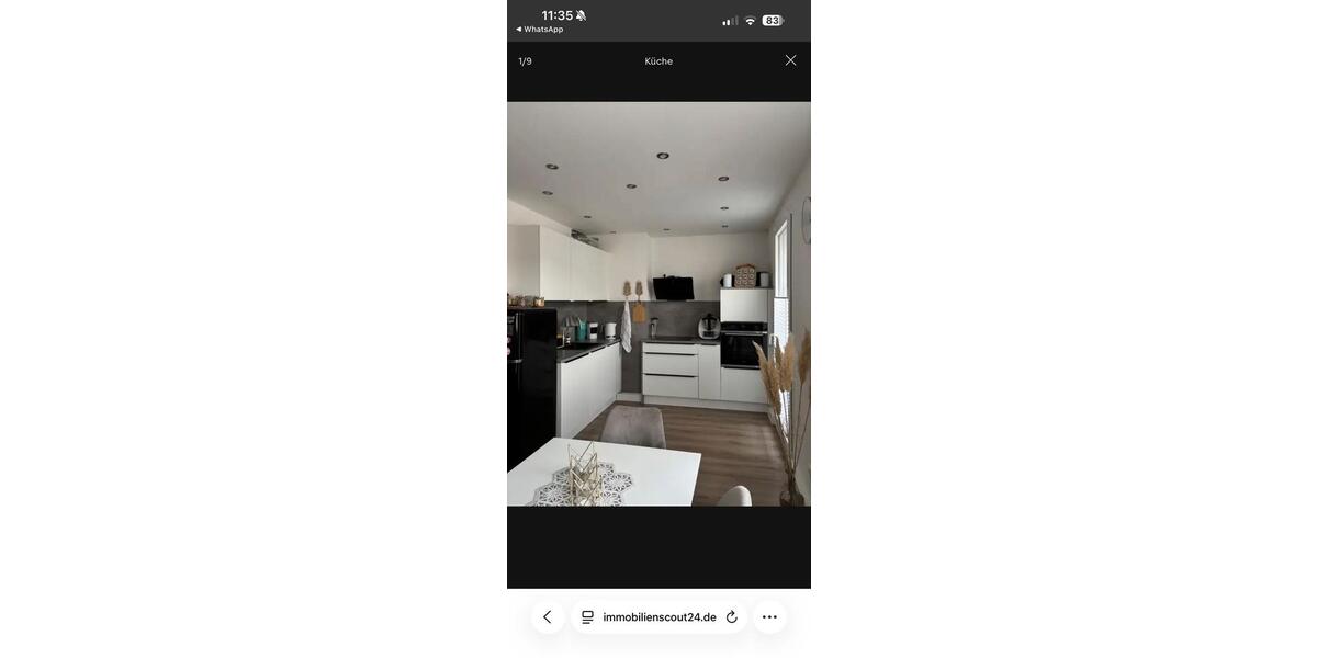 Möblierte Zweizimmerwohnung Warmmiete 1050€ 2 zimmer