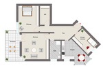 Barrierefreie Wohnung in Traumlage - Erdgeschoßwohnung Hildesheim Moritzberg | Angebot:26249485