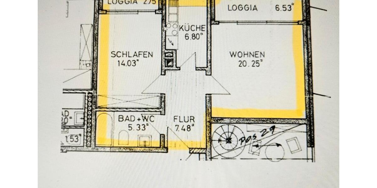 Etagenwohnung Hannover Misburg-Anderten - 2 Zimmer, 58 m&sup2;, 163.000&euro; | Angebot:26788427