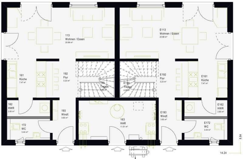 Mehrfamilienhaus, Wohnhaus Ronnenberg Linderte - 8 Zimmer, 204 m&sup2;, 684.900&euro; | Angebot:26867359