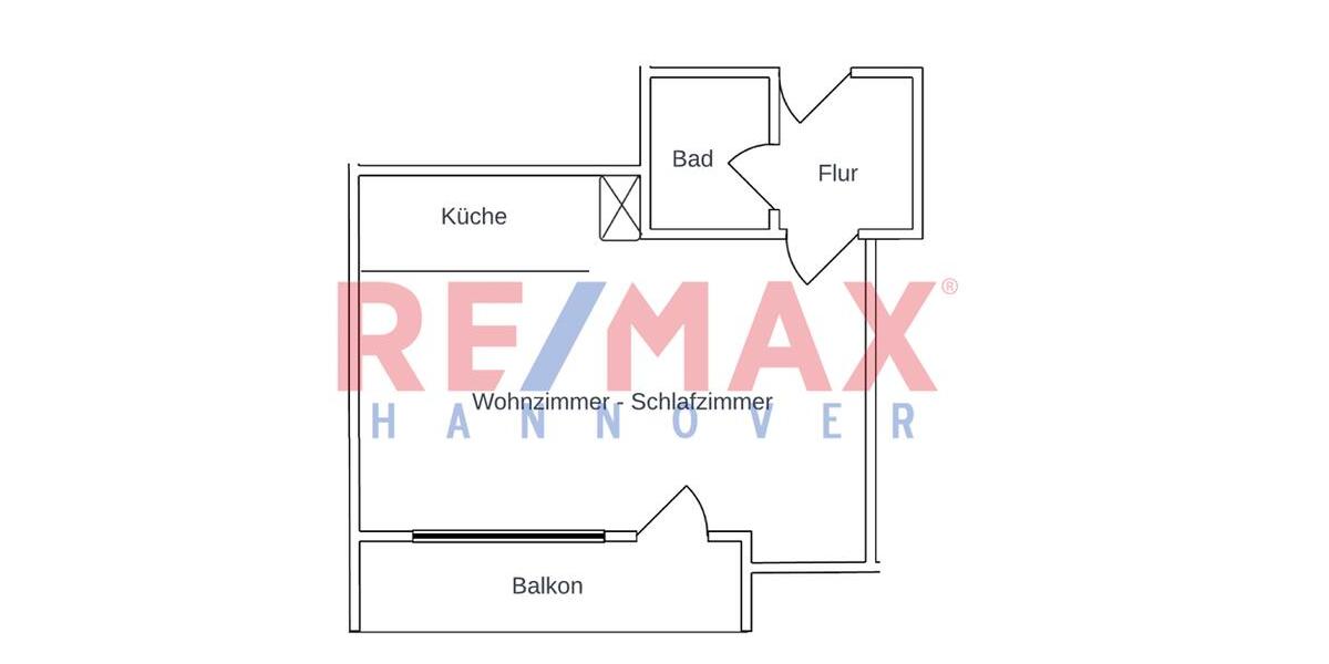 Erdgeschoßwohnung Garbsen Ortschaft Horst - 1 Zimmer, 38 m&sup2;, 450&euro; | Angebot:24703311