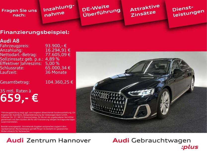 Audi A8 14.999 km 93.901 € Hannover 30179