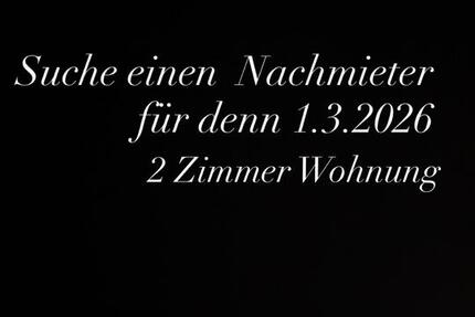 Nachmieter 2 zimmer