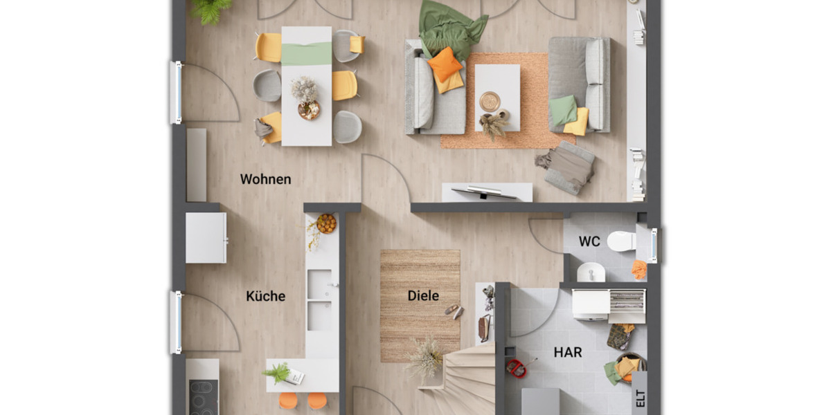 Einfamilienhaus Harsum - 4 Zimmer, 129 m&sup2;, 401.950&euro; | Angebot:26170623