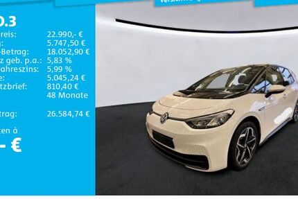 VW ID.3 16.502 km 22.990 &euro; Hannover 30655