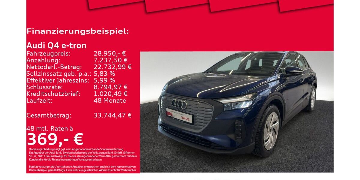Audi Q4 e-tron 52.044 km 28.450 &euro; Hannover 30179